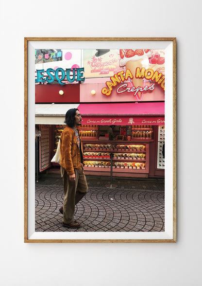 A man in Takeshita Dori