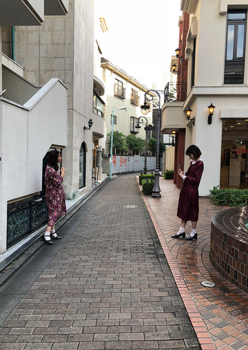 Two girls off Takeshita Dori