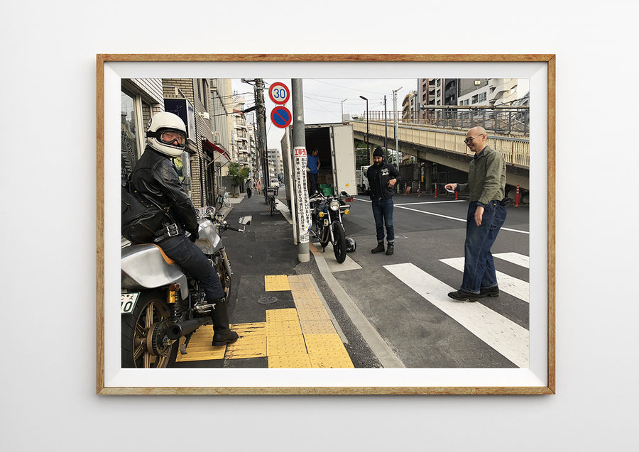 Bikers under the bridge